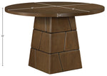 Tavio - 48" Oak Veneer And Solid Wood Dining Table