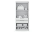 Manhattan Mulberry - Wardrobe Closet With Open Space