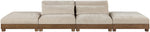 Turin - Chenille Fabric Upholstered Modular Sectional - Taupe