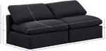 Indulge - Linen 2 Seat Modular Armless Sofa