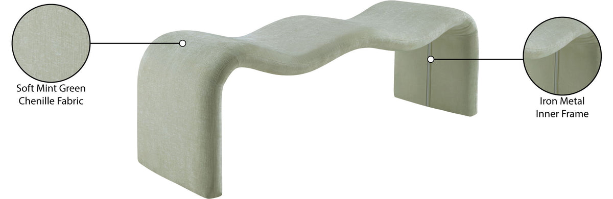 Willow - Chenille Bench
