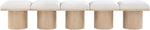 Pavilion - 5 Piece Modular Bench With Natural Base