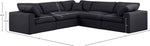 Comfy - 5 Piece Linen Modular Corner Sectional