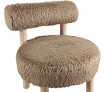 Ambre - Shearling Fabric Accent Chair