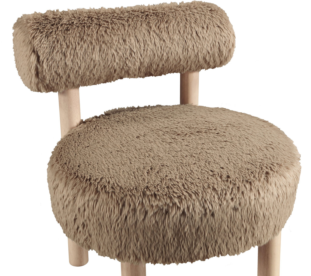 Ambre - Shearling Fabric Accent Chair