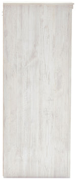 Paxberry - Six Drawer Dresser - Medallion Drawer Pulls - Whitewash