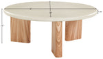 Avaya - Concrete And Fiberglass Indoor / Outdoor Coffee Table