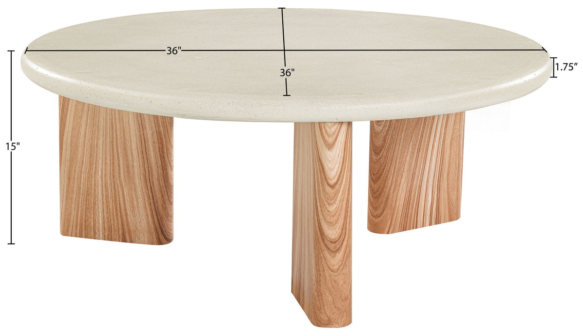 Avaya - Concrete And Fiberglass Indoor / Outdoor Coffee Table
