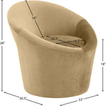 Tristan - Velvet Accent Chair