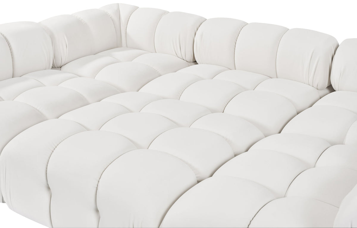 Orin - Velvet 6 Piece Modular Sectional