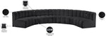 Arc - Faux Leather 7 Piece U-Shaped Modular Sofa