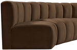 Arc - Velvet Modular U-Shaped Sectional