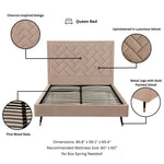 Manhattan Crosby - Upholstered Platform Bed