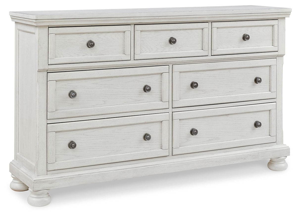 Robbinsdale - Dresser, Mirror - Antique White