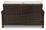 Paradise Trail - Loveseat w/Cushion - Medium Brown