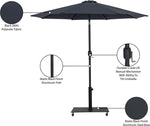 Fiji - Aluminum Patio Umbrella With Square Black Base
