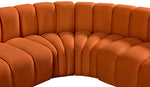 Arc - Velvet 5 Piece U-Shaped Modular Sofa