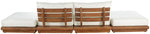Mirella - 4 Piece Water Resistant Fabric Outdoor Patio Modular Sectional