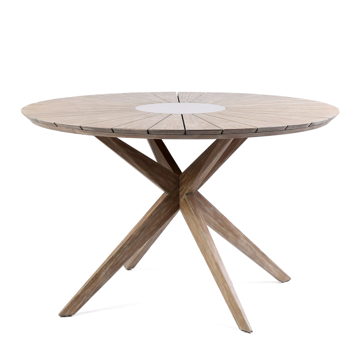 Oasis And Brielle - Outdoor 5 Piece Dining Set - Light Eucalyptus