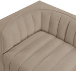 Rummi - Velvet Performance Fabric Upholstered 2 Piece Modular Loveseat
