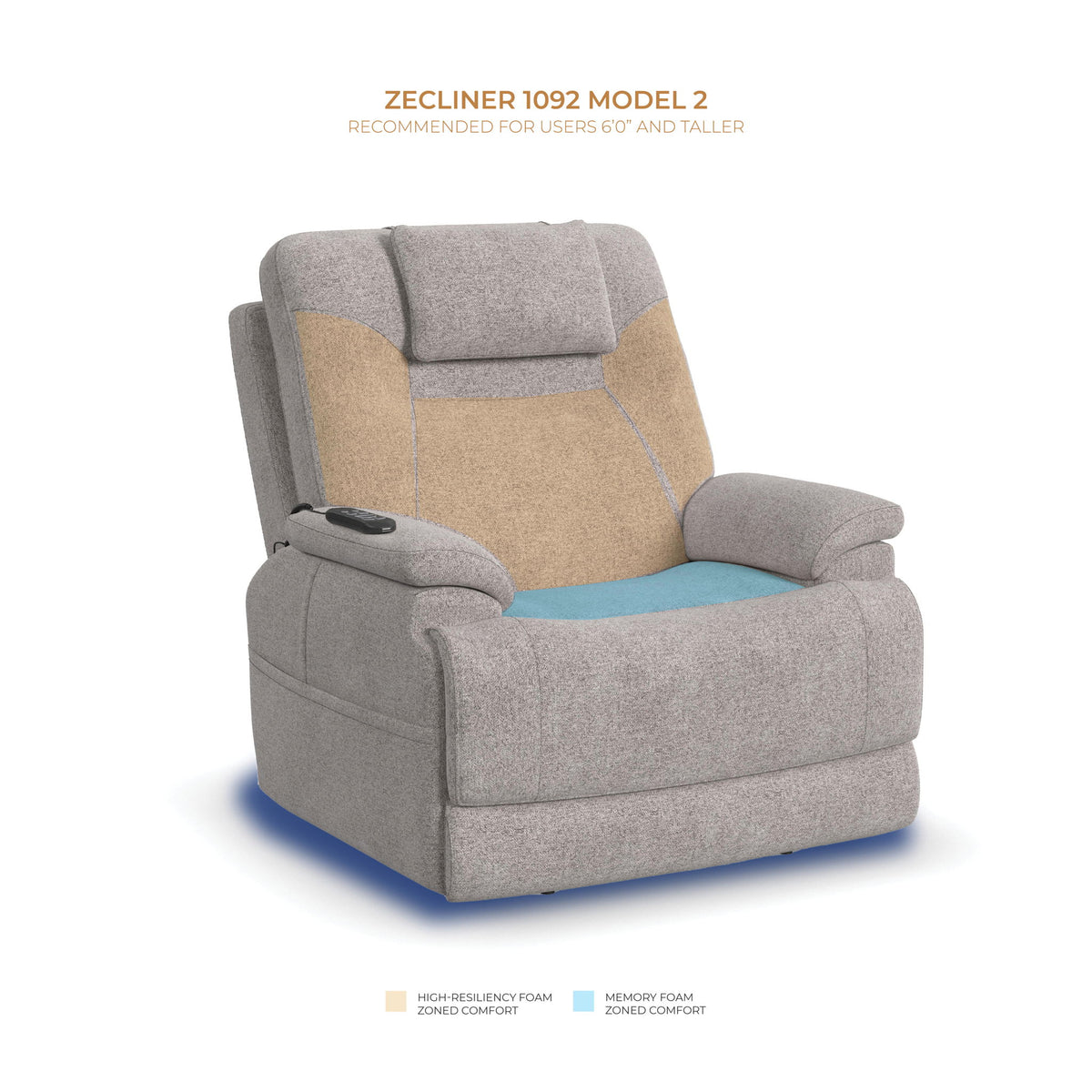 Zecliner Model 2 - Power Sleep Chair