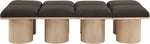 Pavilion - 8 Piece Modular Bench With Natural Base