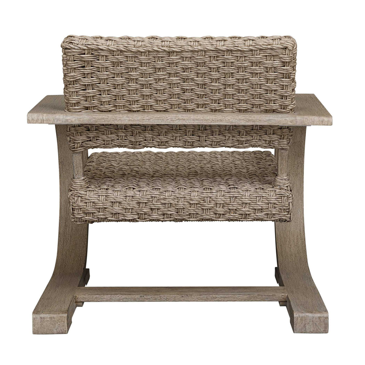 Rehema - Outdoor Wicker Lounge Chair - Gray