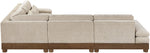 Turin - Chenille Fabric Upholstered Modular Sectional - Taupe