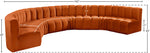 Arc - Velvet 8 Piece U-Shaped Modular Sofa