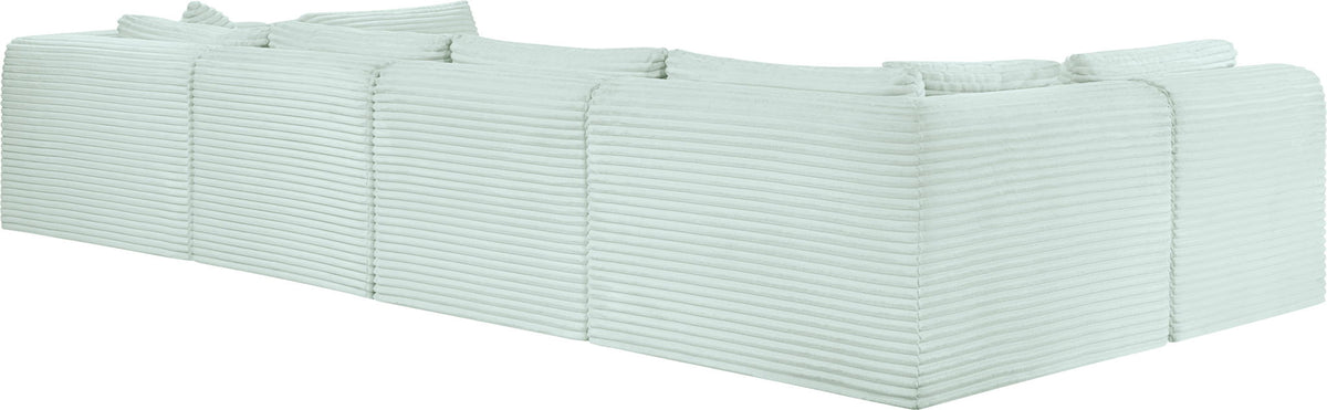 Shaggy - 6 Piece Modular U-Shaped Armless Sectional