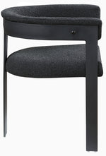 Romeo - Boucle Dining Chair With Black Base (Set of 2)