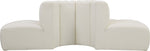 Arc - Faux Leather 4 Piece Modular Sofa