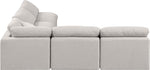 Indulge - Linen 5 Piece Modular Corner Armless Sectional