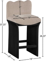 Shaw - Counter Stool - Black Base