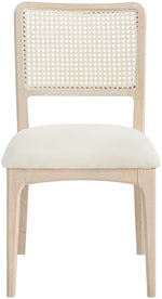 Atrium - Upholstered Seat Dining Chair With Brushed Natural Base (Set of 2)
