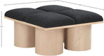 Pavilion - 4 Piece Modular Bench With Natural Base