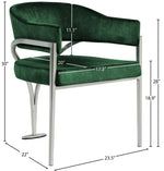 Madelyn - Dining Chair (Set of 2) - Brushed Chrome