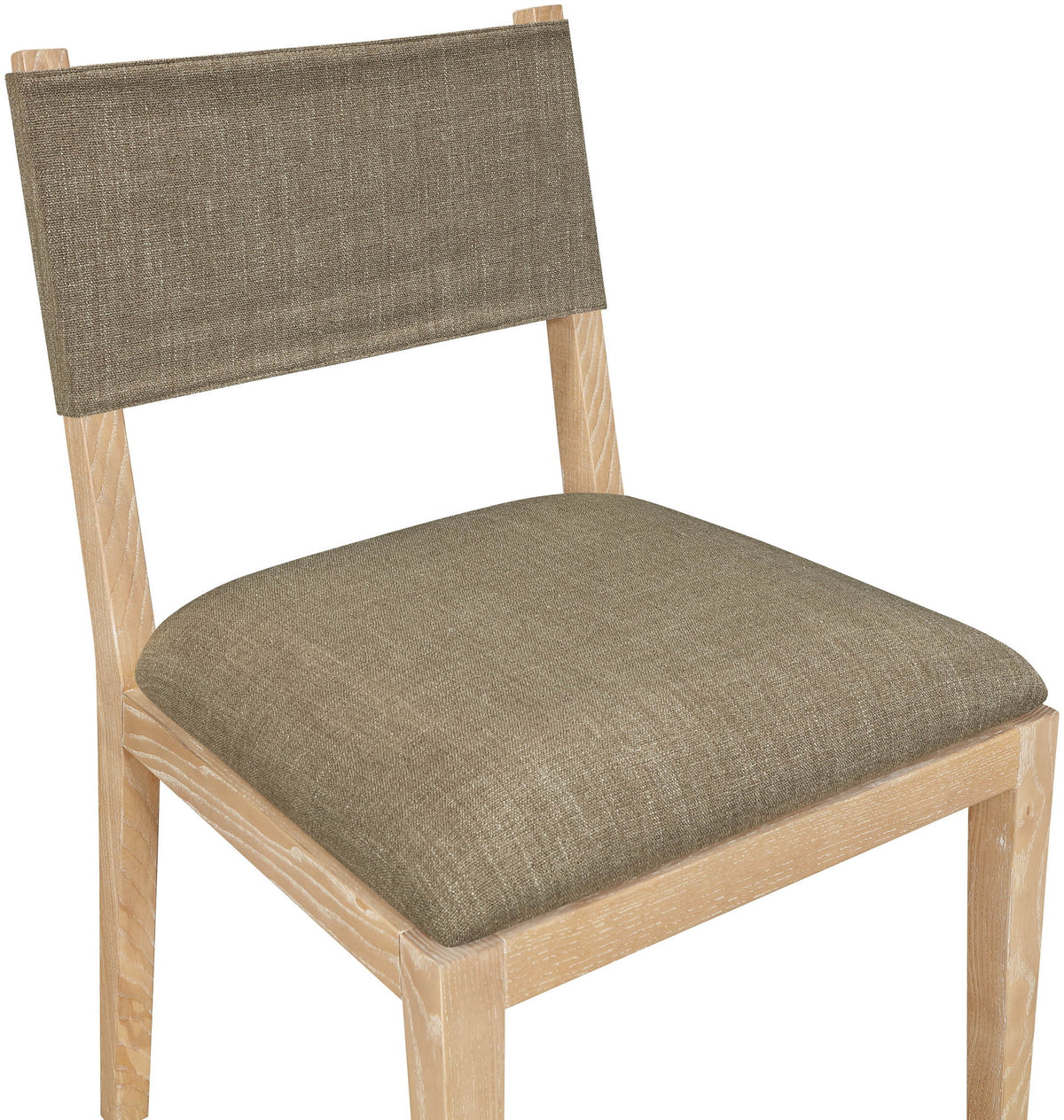 Avon - Linen Textured Performance Fabric Upholstered Dining Side Chair (Set of 2)