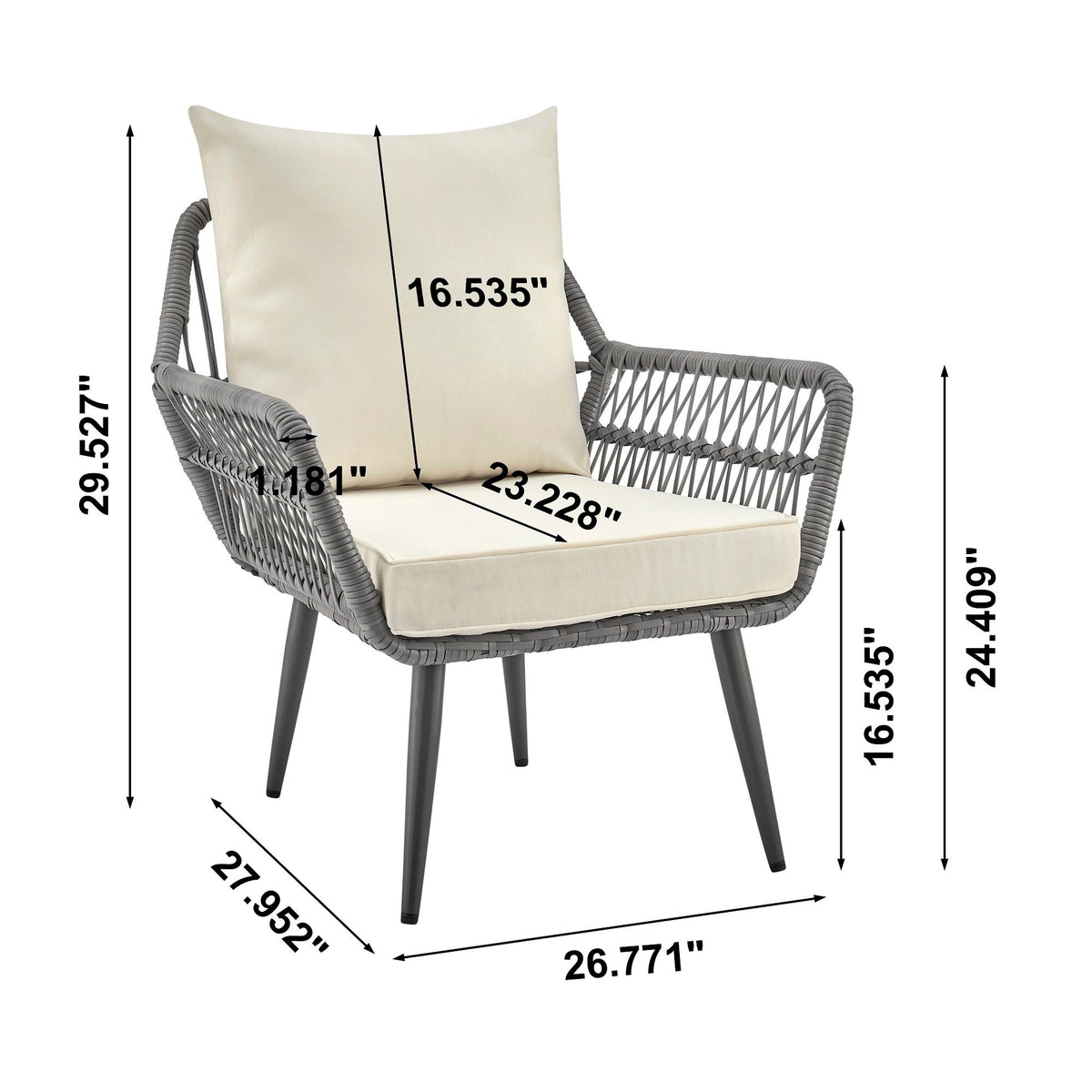 Manhattan Portofino - 4-Piece Conversation Set