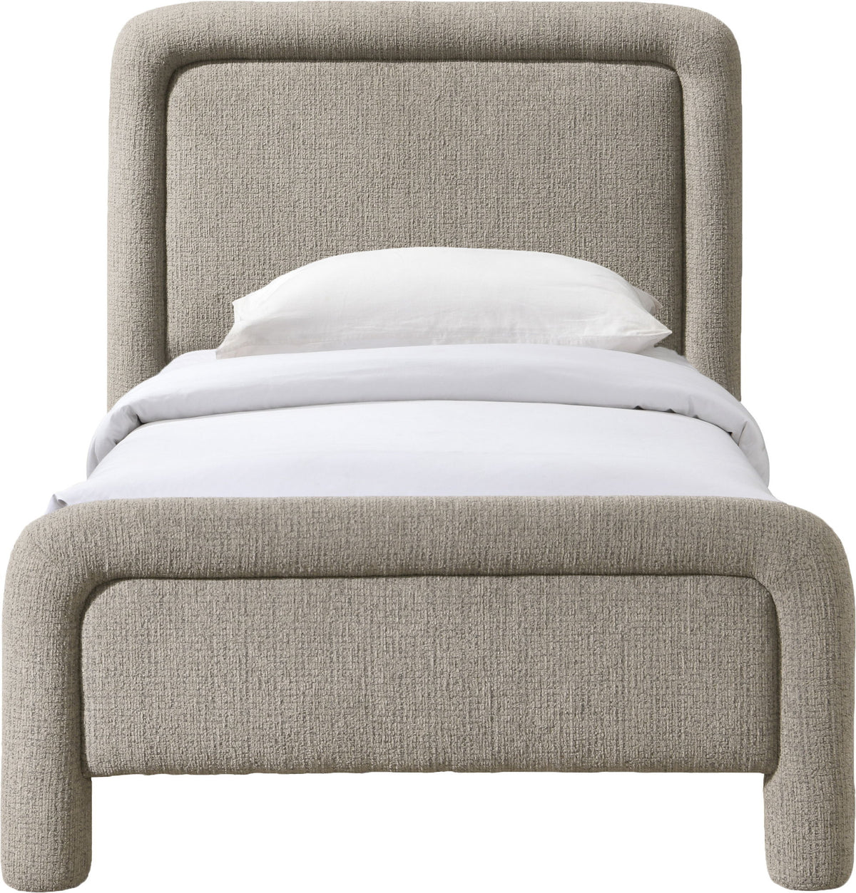 Baylor - Fabric With Interwoven Chenille Upholstered Bed