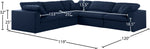 Serene - 5 Piece Modular Sectional