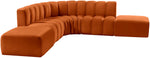 Arc - Velvet 6 Piece Corner Modular Sofa