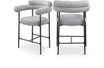 Blake - Counter Stool With Black Base (Set of 2)