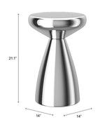 Decatur - Side Table - Silver
