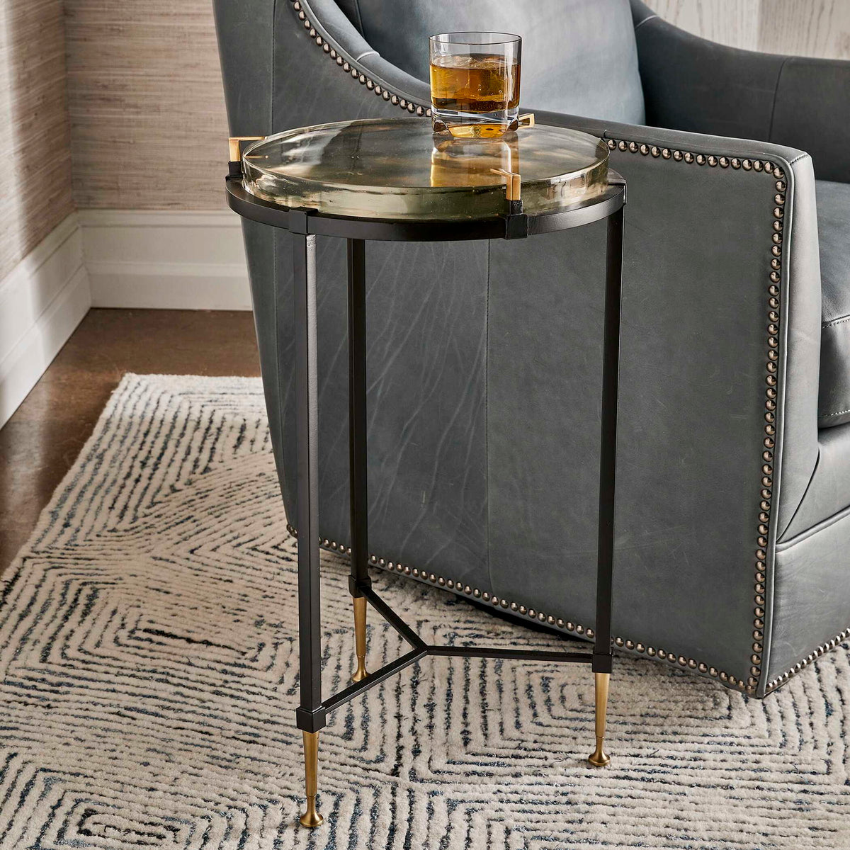Ice - Block Accent Table - Round