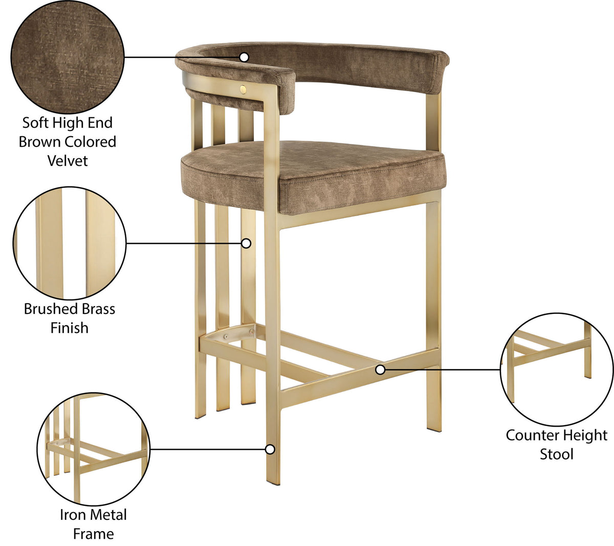 Marcello - Counter Stool