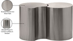 Dimple - 2 Piece Modular End Table
