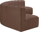 Arc - Faux Leather 5 Piece U-Shaped Modular Sofa