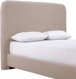 Fira - Chenille Fabric Upholstered Bed
