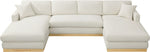Johanna - 3 Piece Sectional - Natural Base